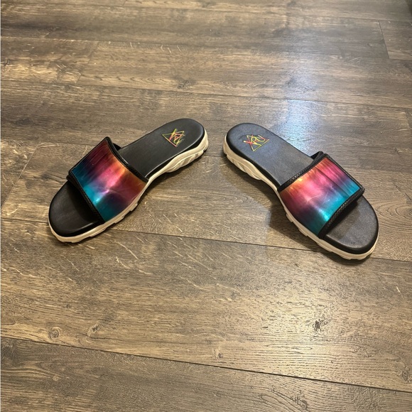 YRU Women’s Nile Rainbow Slip On‎ Sandal SZ 9 - Picture 4 of 10